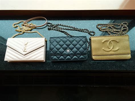 chanel classic wallet on chain vs ysl|Chanel handbags on chain.